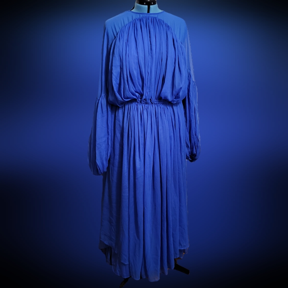 Elegant Royal Blue Maxi Dress